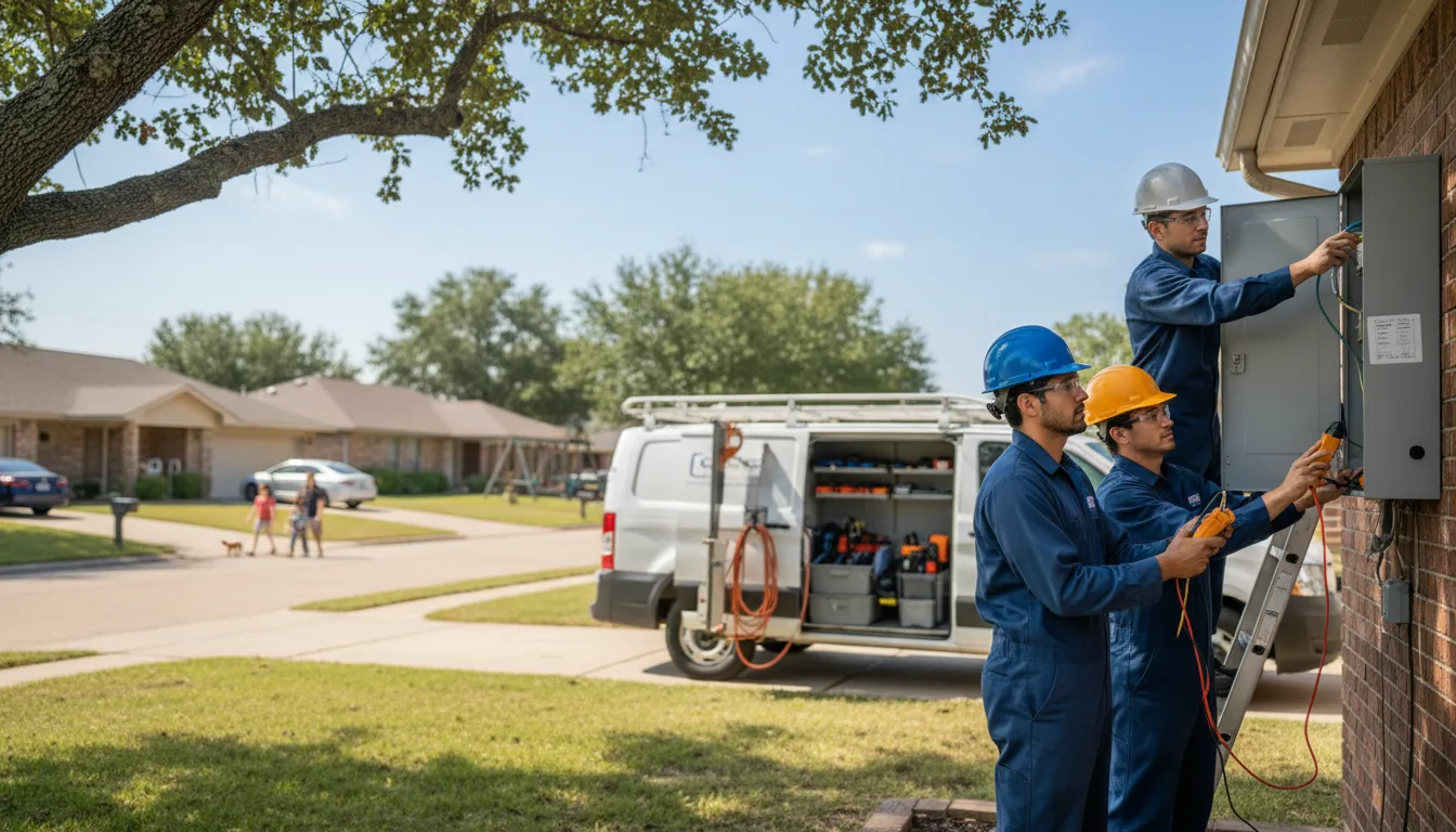 Certified electrician providing emergency electrical services in Wallace, CA
